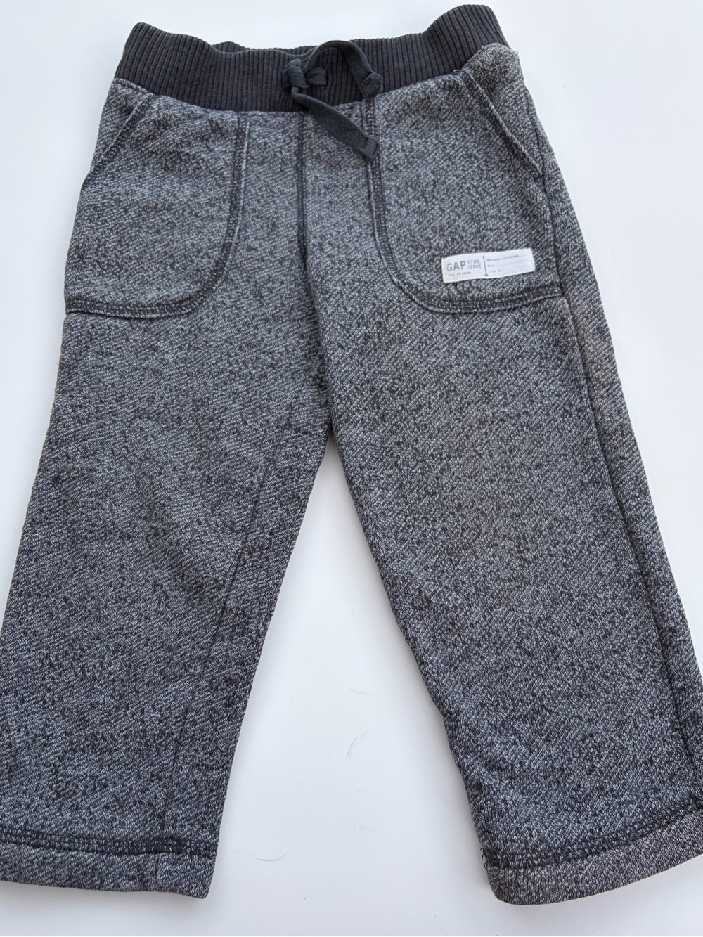 babyGap Toddler 18-24M Gray Marled Knit Pull-On Sweatpants